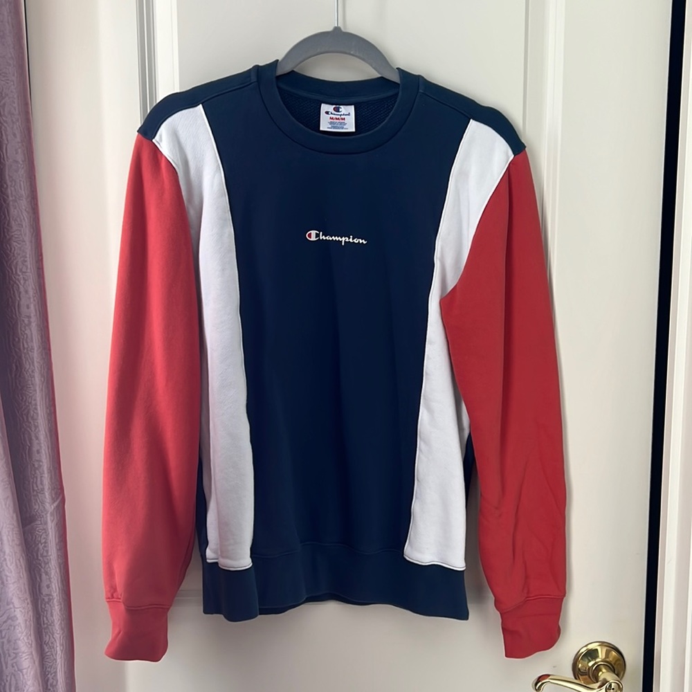 Color block champion crewneck